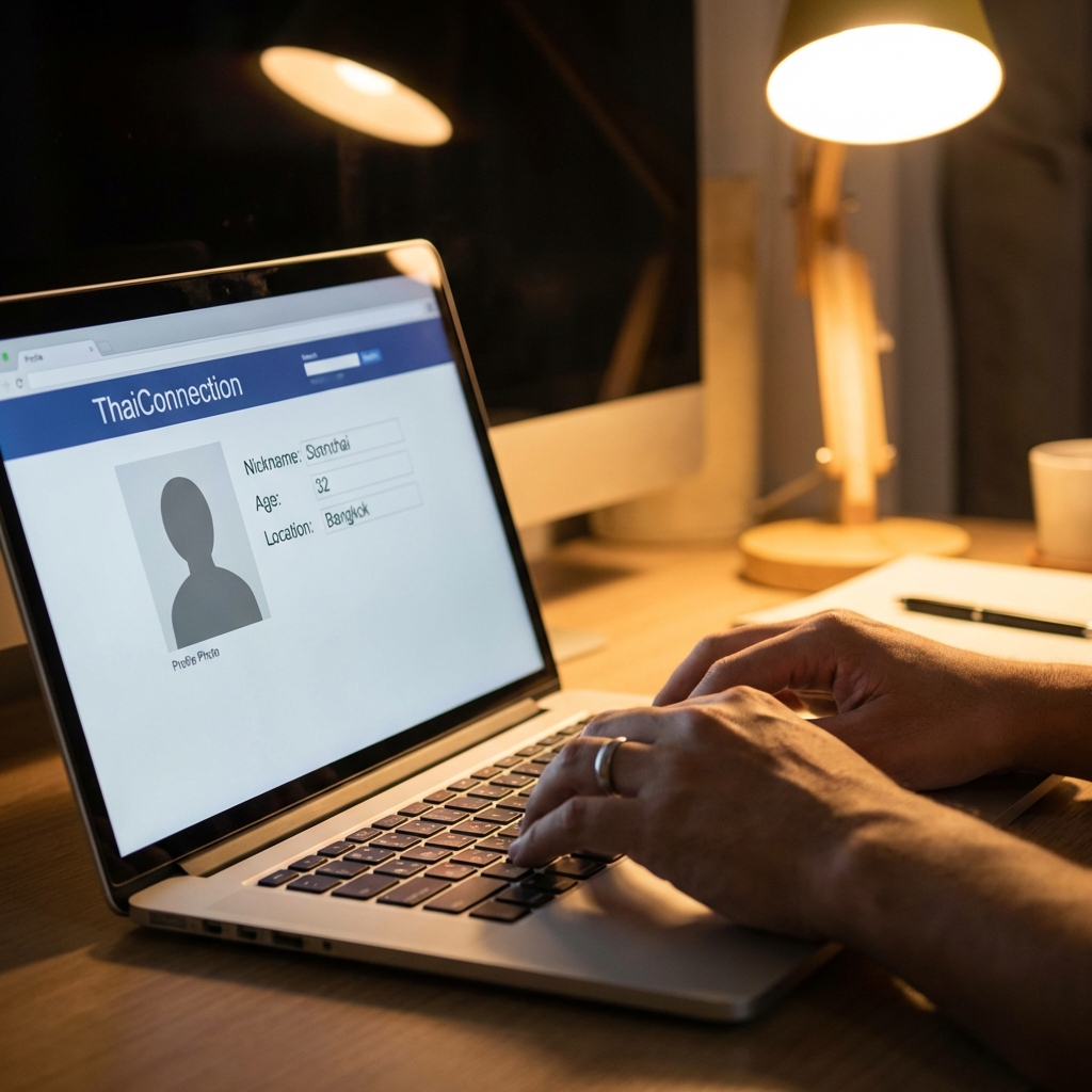 ThaiCupid dating site interface